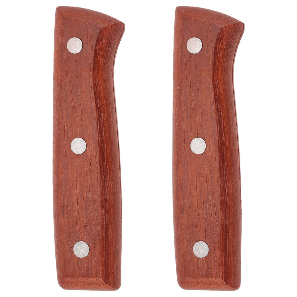 Home Cooking Chef - 2Pcs Kitchen Cutter Handle Replacement Wooden