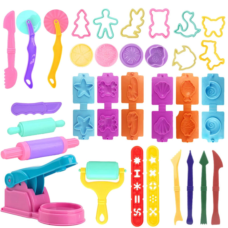 Home Cooking Game - Play Dough Accessories Set for Kids