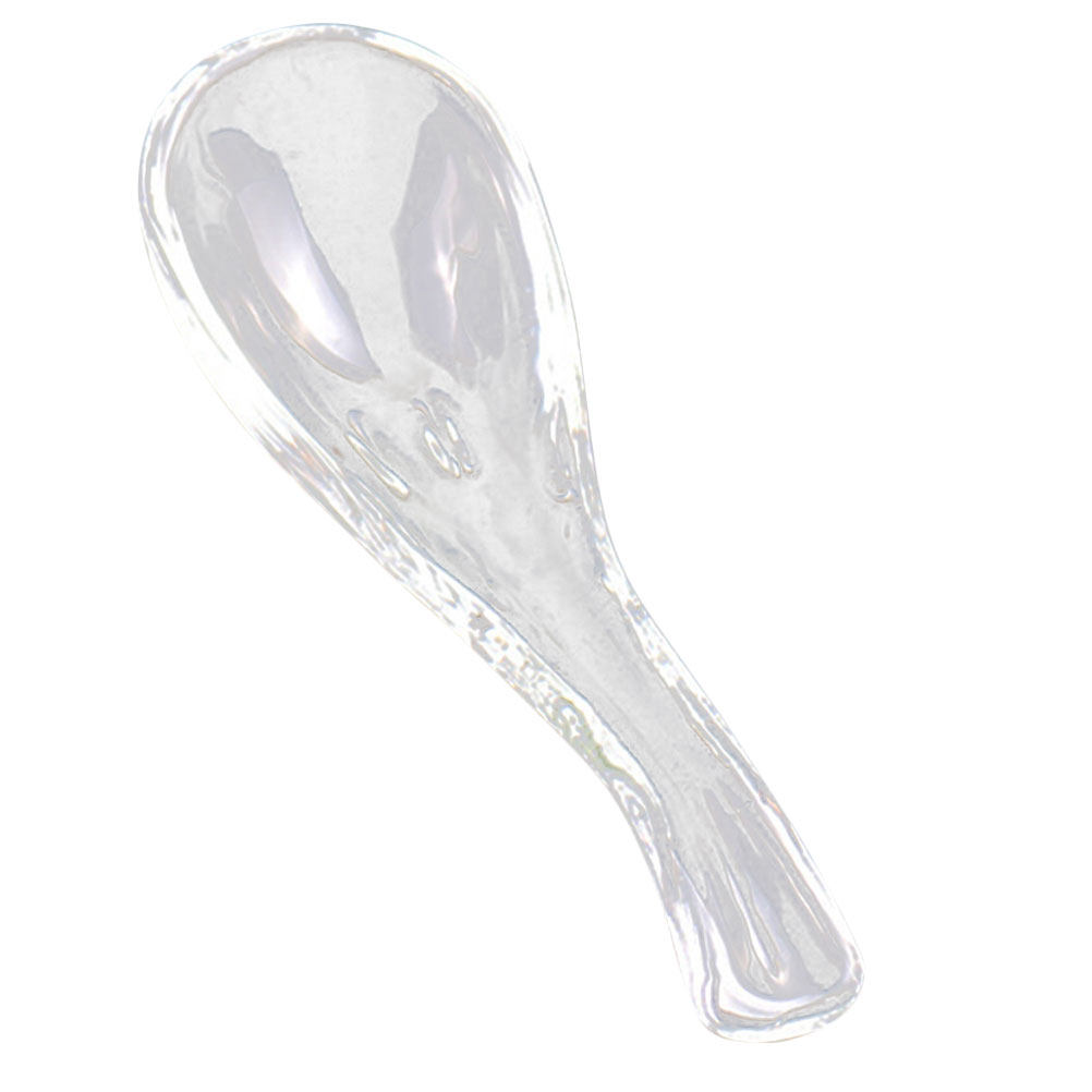 Home Cooking Asian - Transparent Asian Glass Spoon Smooth Surface