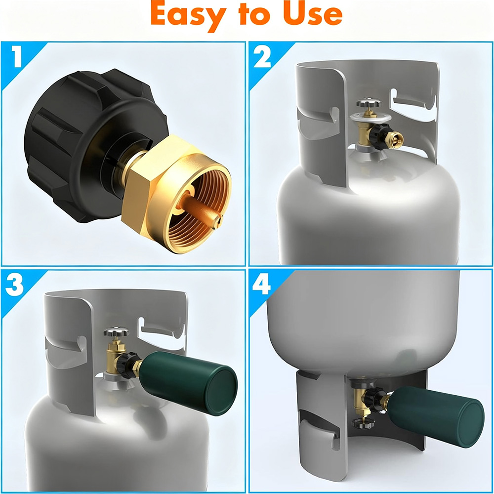 1pc Propane Refill Adapter for - Home Cooking Gas ulasan dan harga