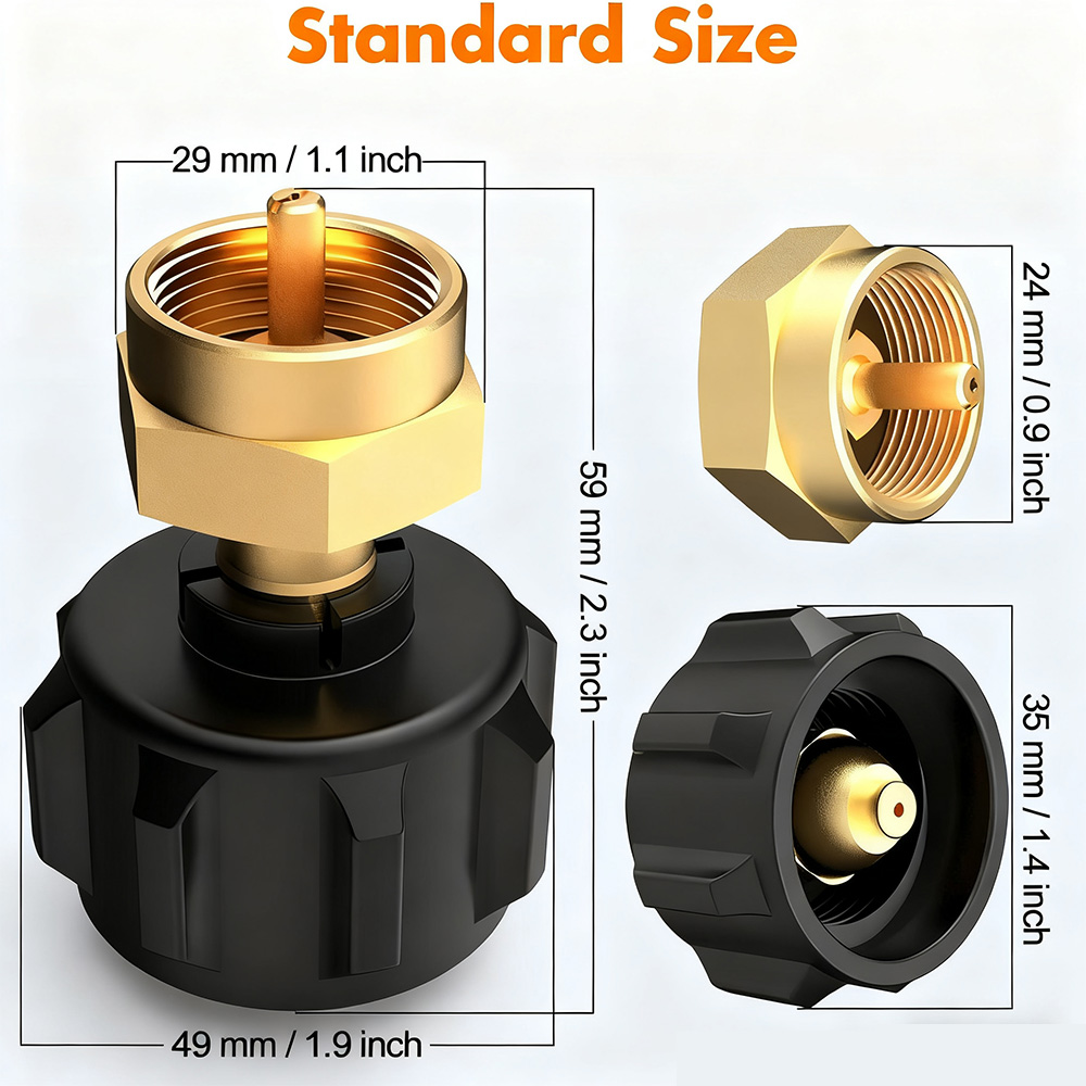 1pc Propane Refill Adapter for - Home Cooking Gas ulasan dan harga