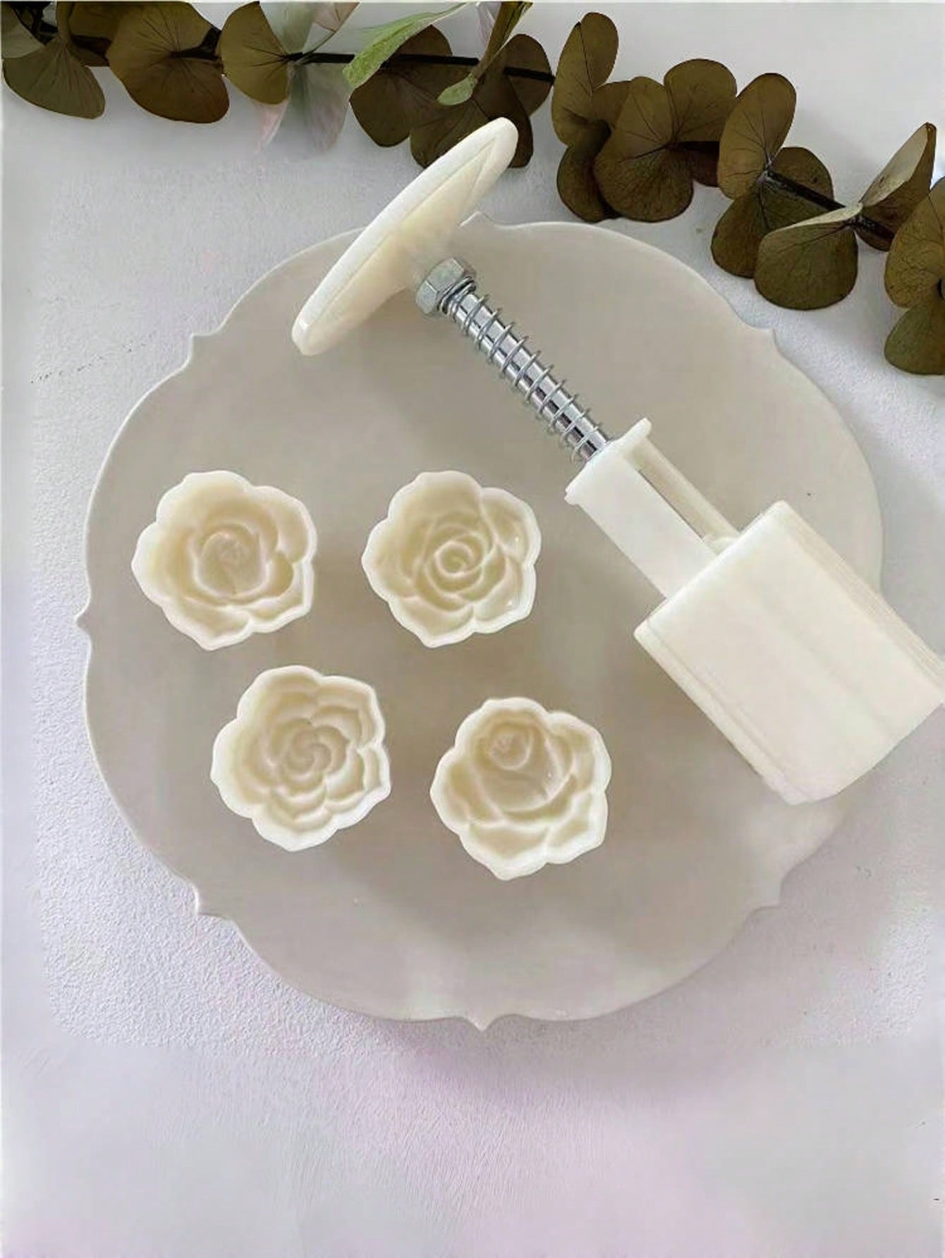 Rose Shaped Mooncake Mold Setw - Home Cooking Asian ulasan dan harga
