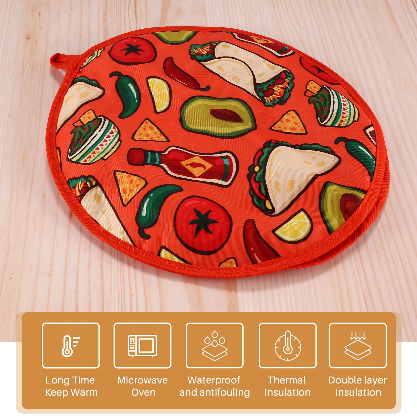 ABRE-12Inch Cloth Bag For Burr - Tortilla Warmer Cloth ulasan dan harga
