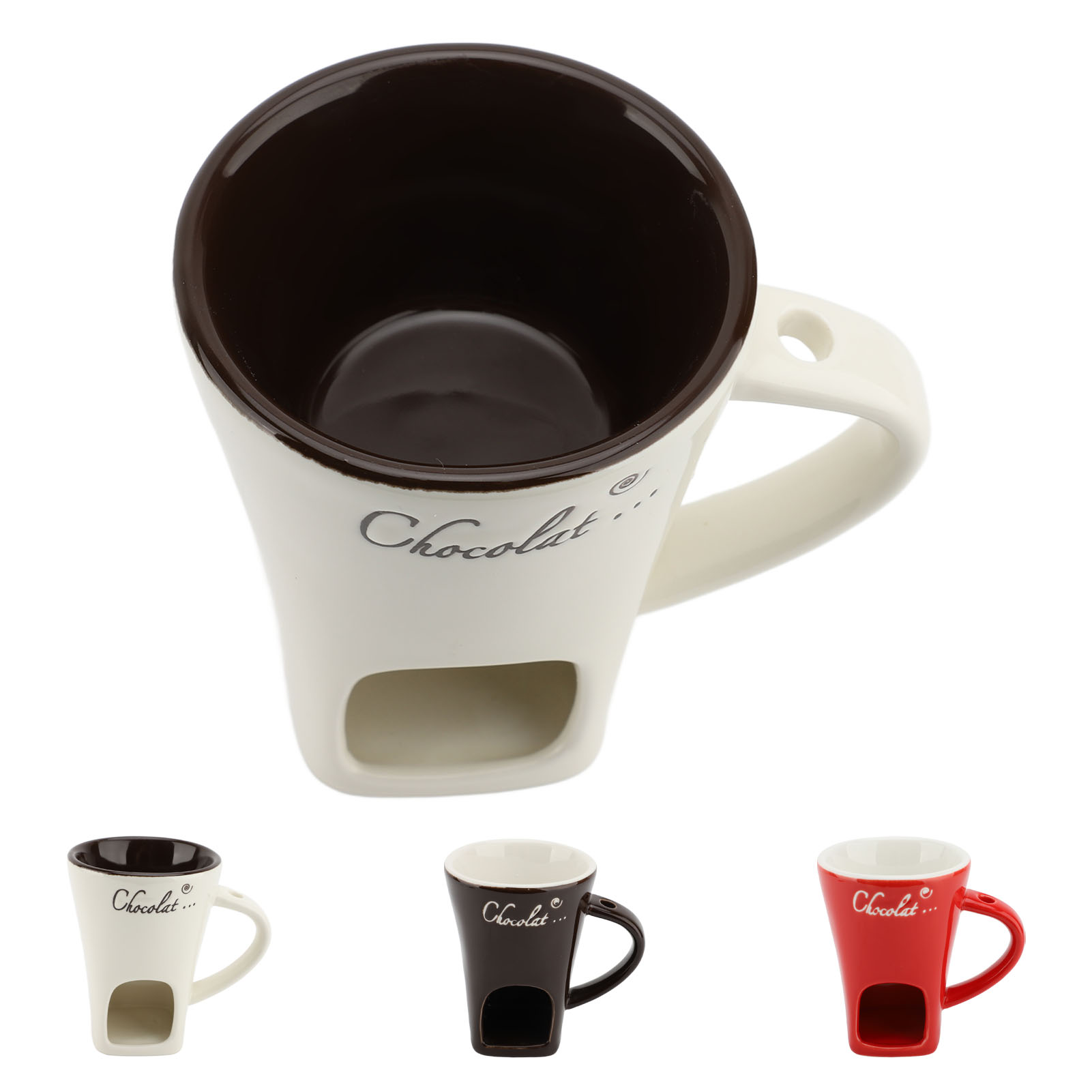 Chocolate Melting Fondue Mug C - Fondue Pot Ceramic ulasan dan harga