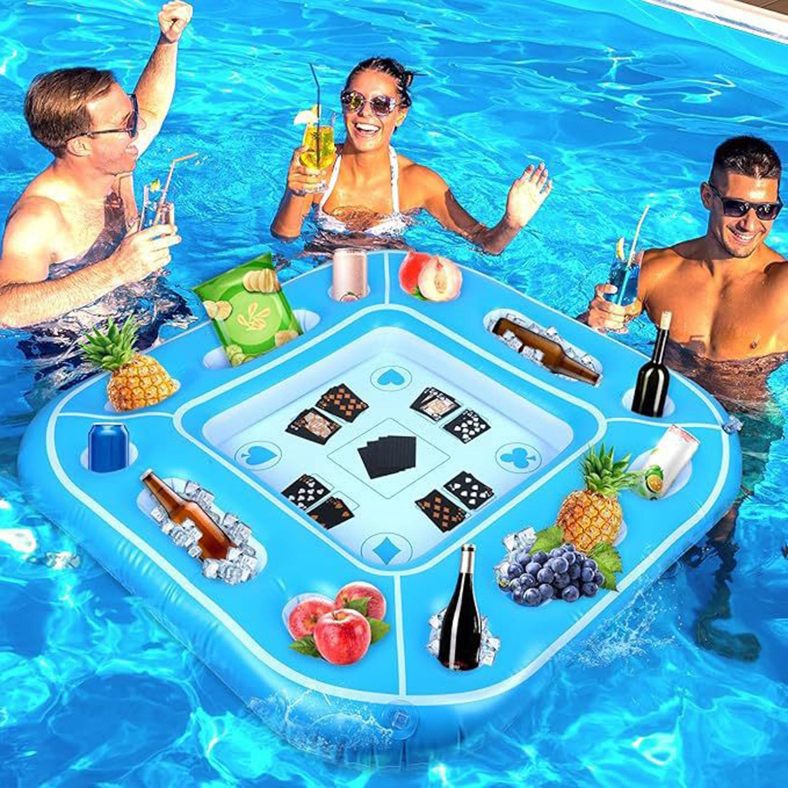Inflatable Pool Floating Table - Home Cooking Game ulasan dan harga