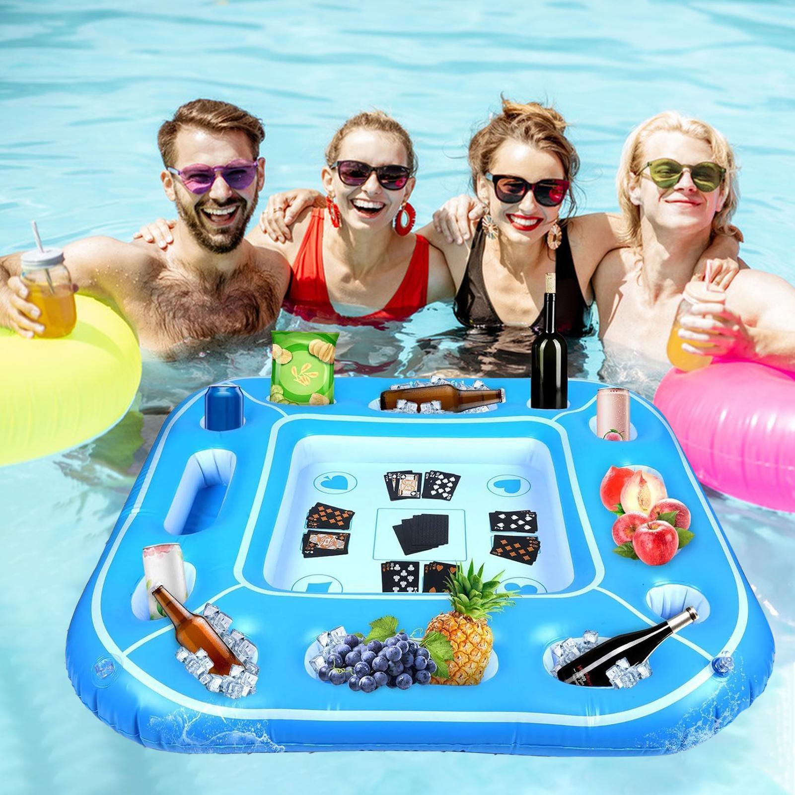 Inflatable Pool Floating Table - Home Cooking Game ulasan dan harga