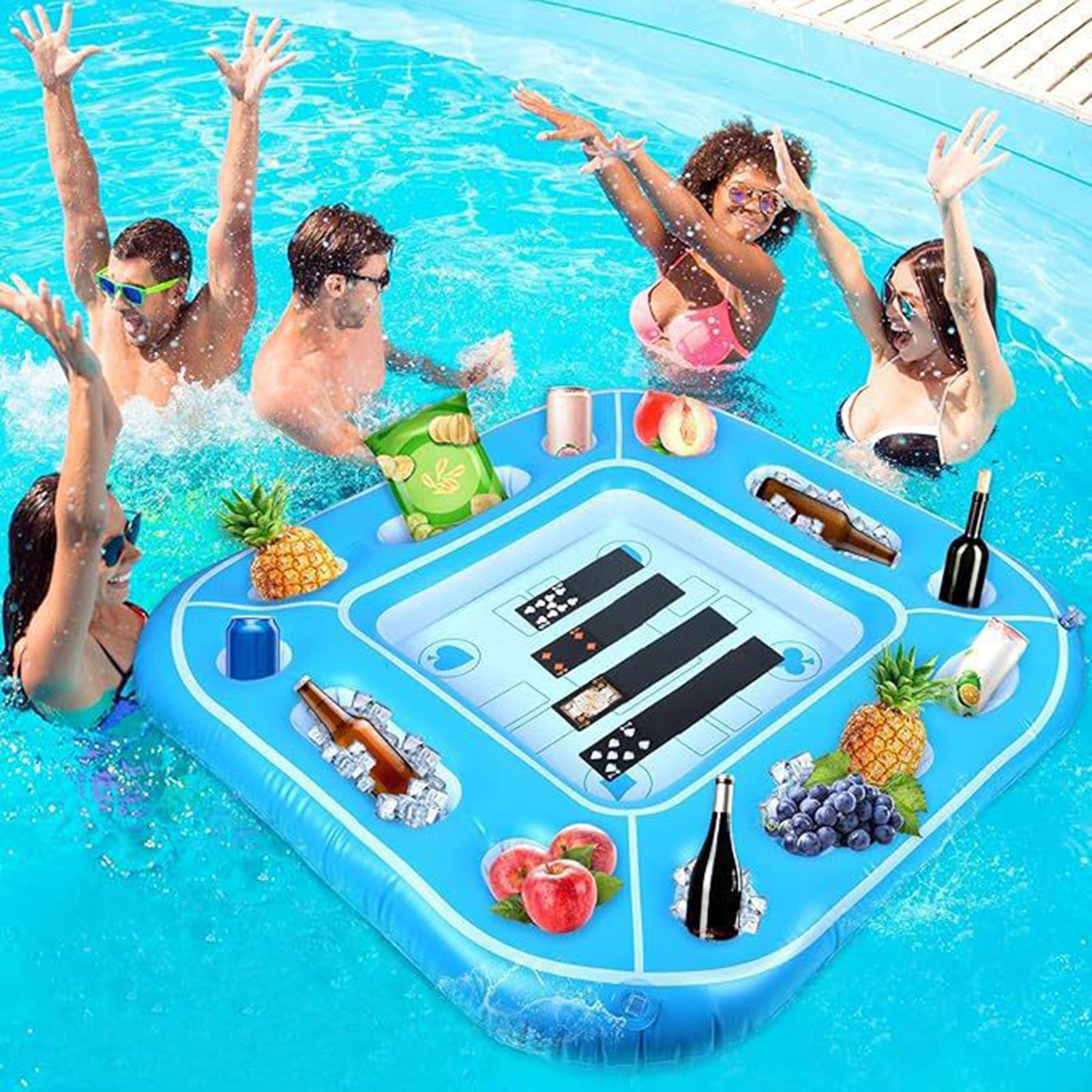 Inflatable Pool Floating Table - Home Cooking Game ulasan dan harga
