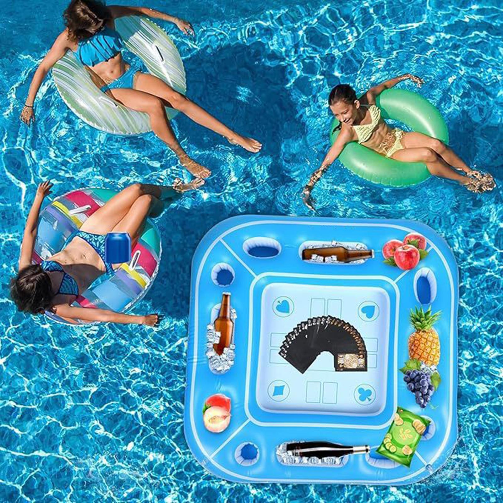 Inflatable Pool Floating Table - Home Cooking Game ulasan dan harga