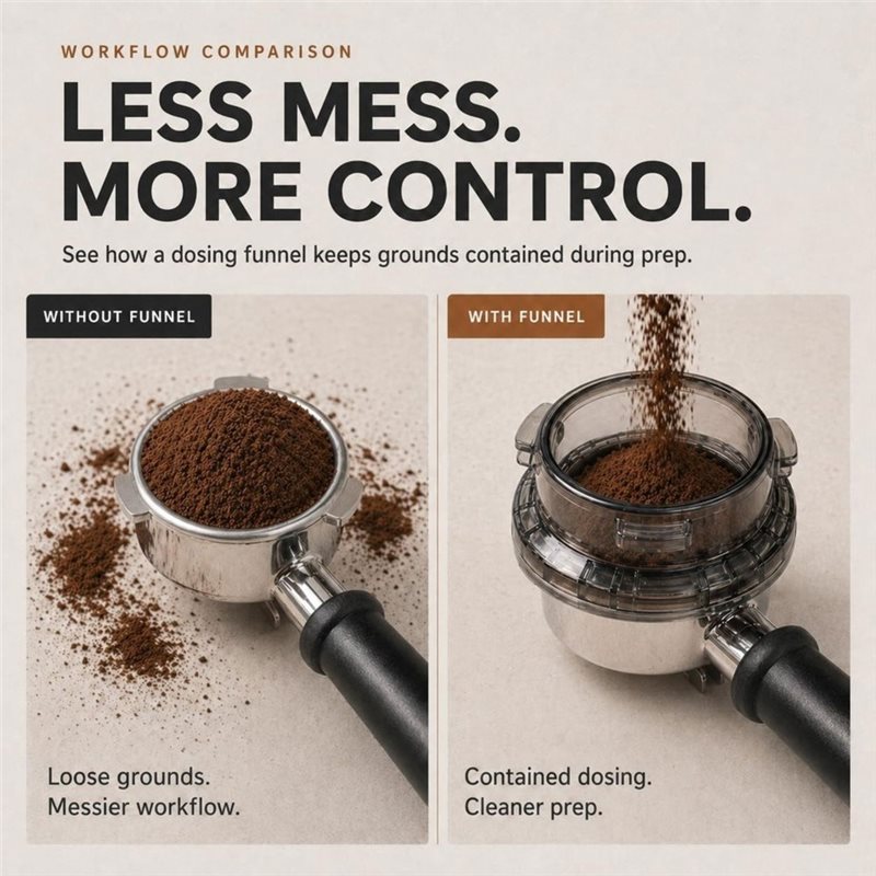 A65T-Twist-Lock Portafilter Do - Breville Espresso Barista Express ulasan dan harga