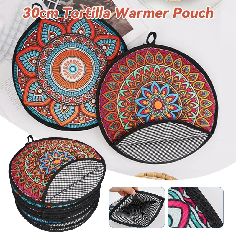 Portable 30cm Tortilla Warmer  - Tortilla Warmer Cloth ulasan dan harga
