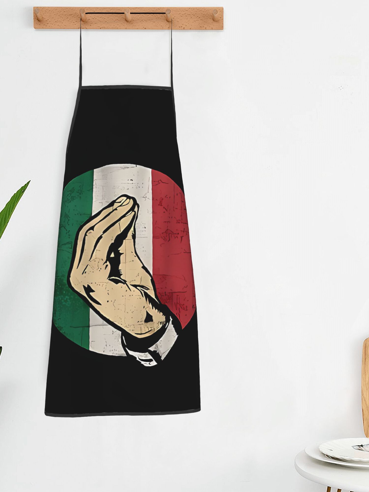 【Italian Gesture】Apron, Kitche - Home Cooking In Italian ulasan dan harga