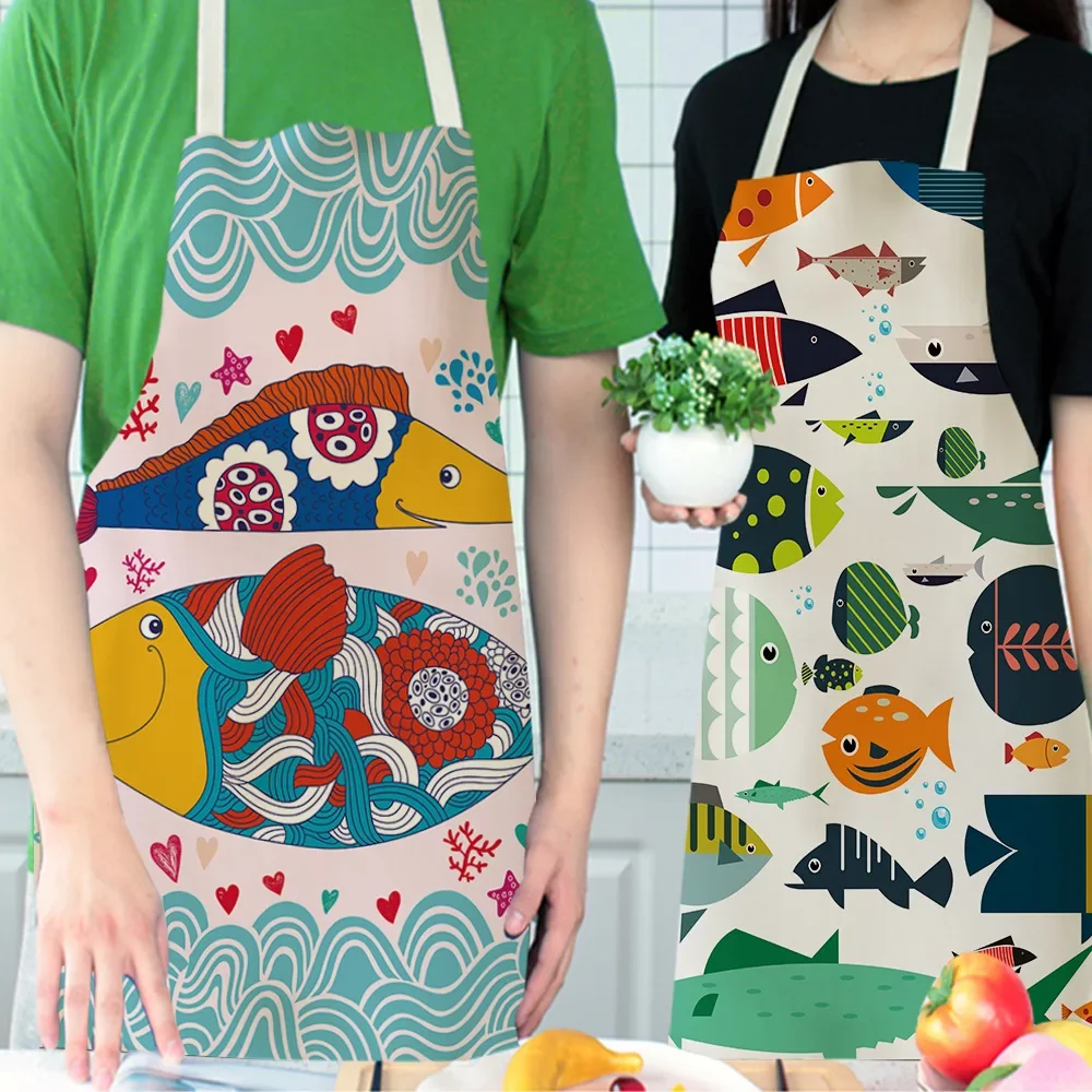 Women Men Kitchen Aprons House - Home Cooking Chef ulasan dan harga