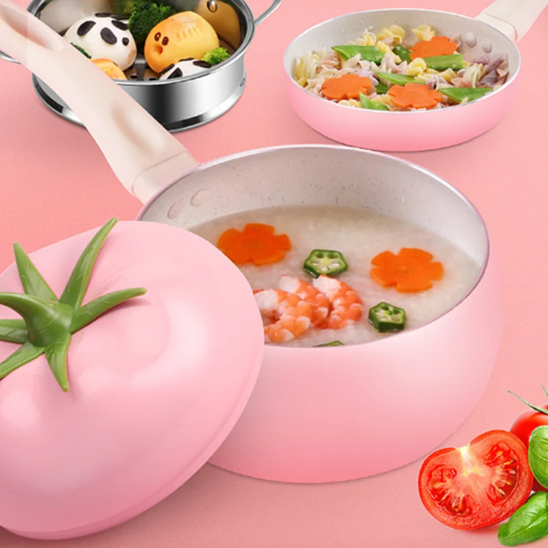 Fruit Tomato Shape Frying Pan  - Home Cooking Supplies ulasan dan harga