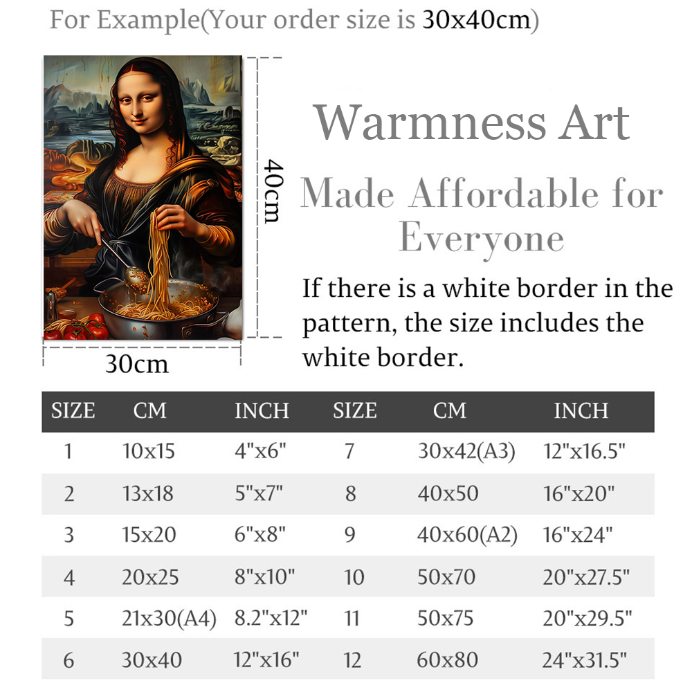 Funny Mona Lisa With Cooking I - Home Cooking In Italian ulasan dan harga