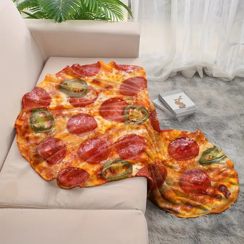 1pc Warm and Cozy Pizza Flanne - Tortilla Warmer Cloth ulasan dan harga