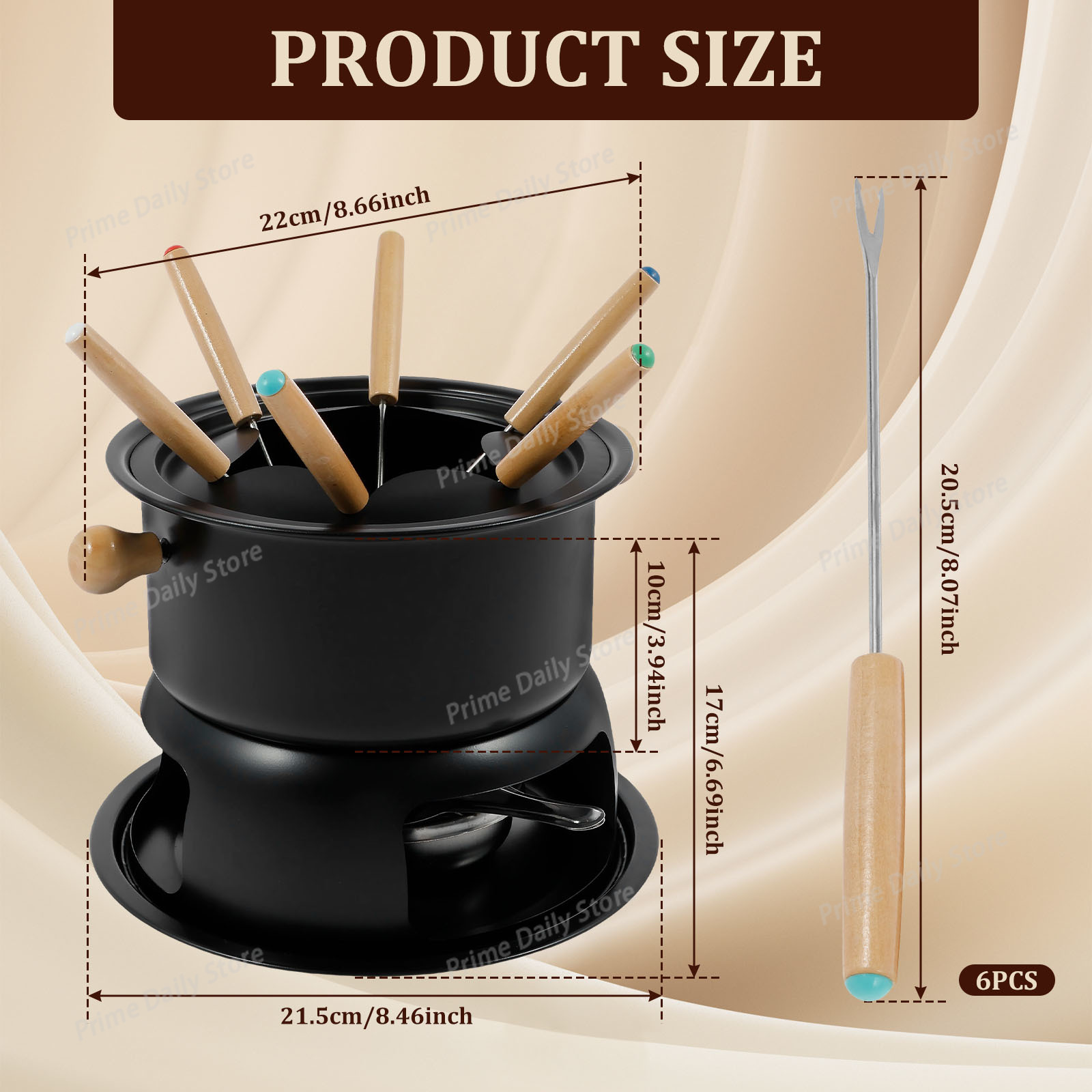 Ceramic Chocolate Fondue Pot w - Fondue Pot Ceramic ulasan dan harga