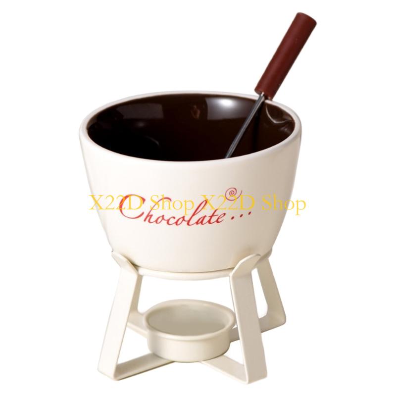X22D Fondue Pots Set Tealight  - Fondue Pot Ceramic ulasan dan harga