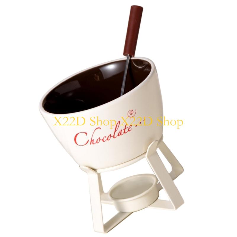 X22D Fondue Pots Set Tealight  - Fondue Pot Ceramic ulasan dan harga