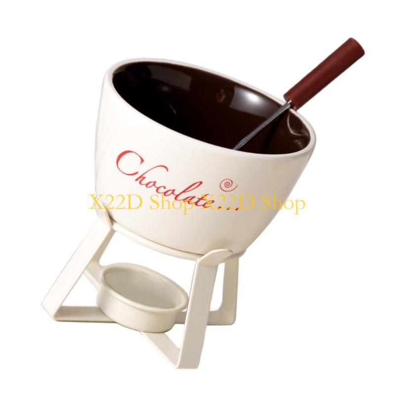 X22D Fondue Pots Set Tealight  - Fondue Pot Ceramic ulasan dan harga