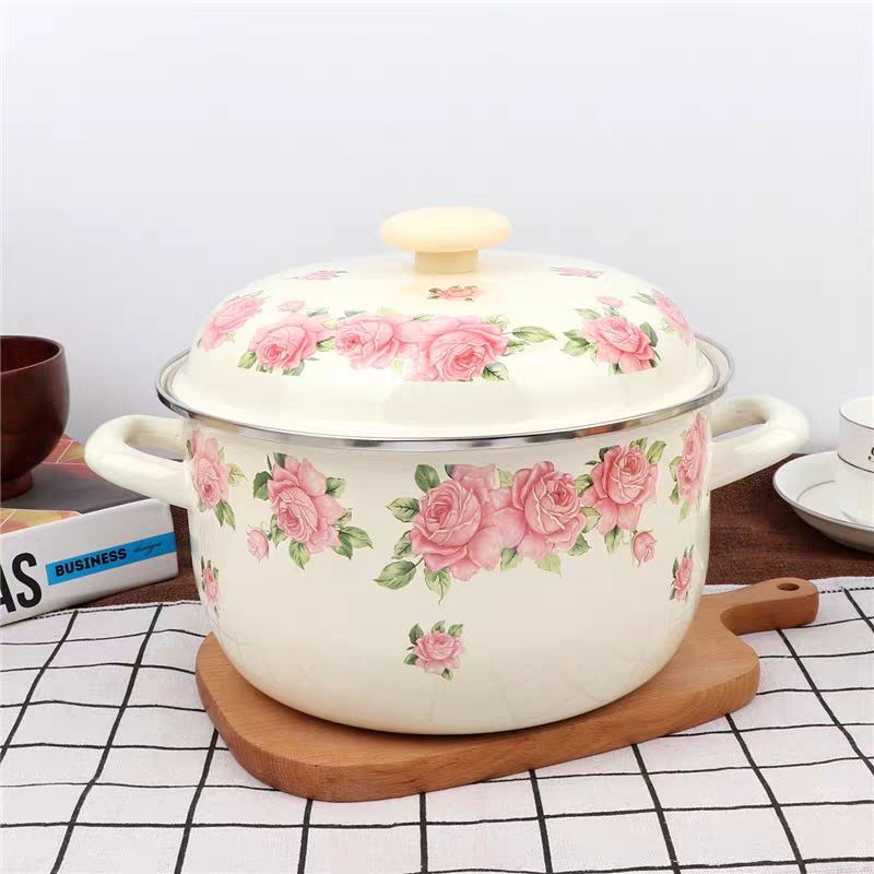 Thickened 16-24cm Elegant Pink - Fondue Pot Ceramic ulasan dan harga