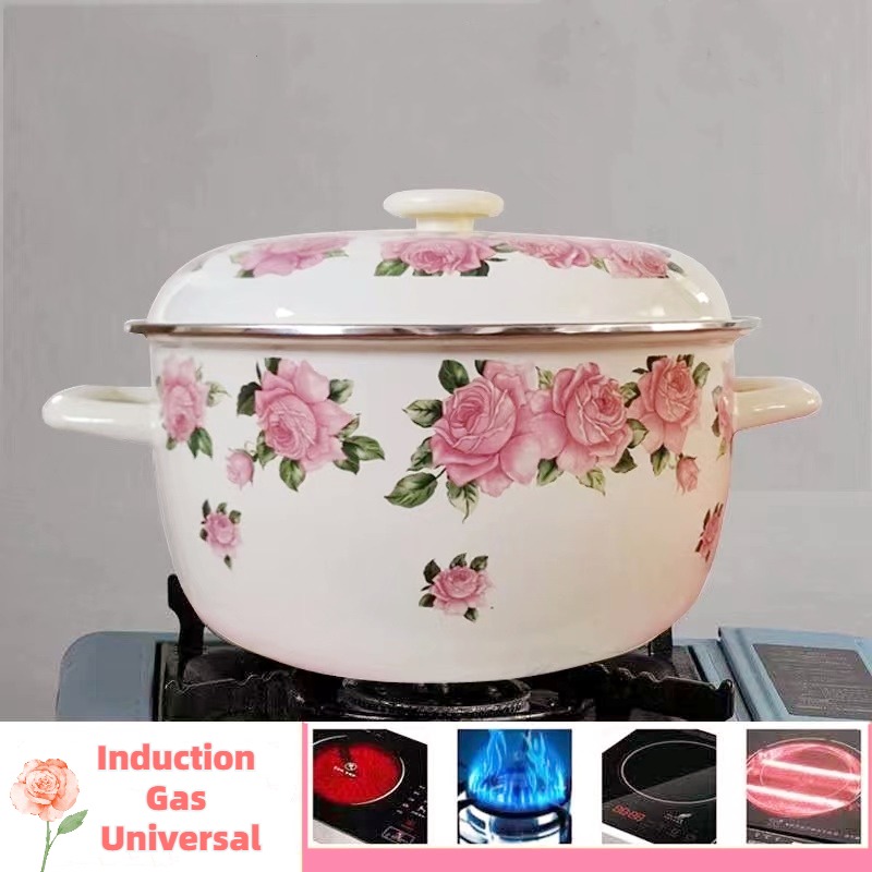 Thickened 16-24cm Elegant Pink - Fondue Pot Ceramic ulasan dan harga