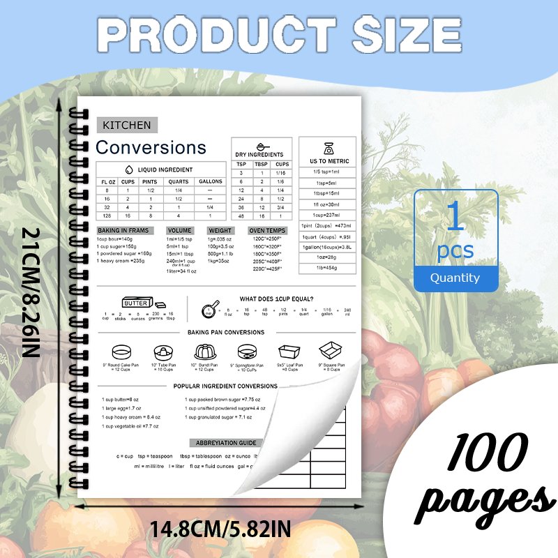 A5 Recipe Book, Blue Grid, Vin - Home Cooking Recipe ulasan dan harga