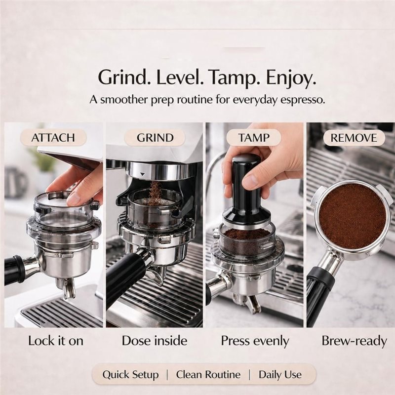 B51CNEW! Twist-Lock Portafilte - Breville Espresso Barista Express ulasan dan harga