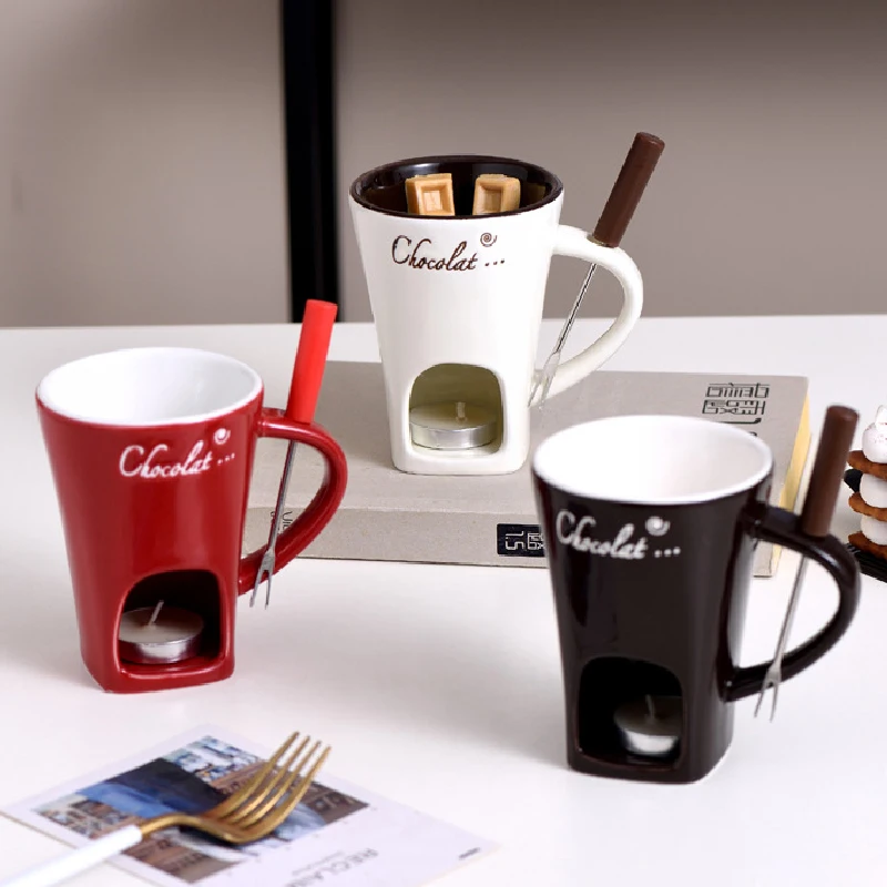 Fondue Mug Cheese Butter Melt  - Fondue Pot Ceramic ulasan dan harga