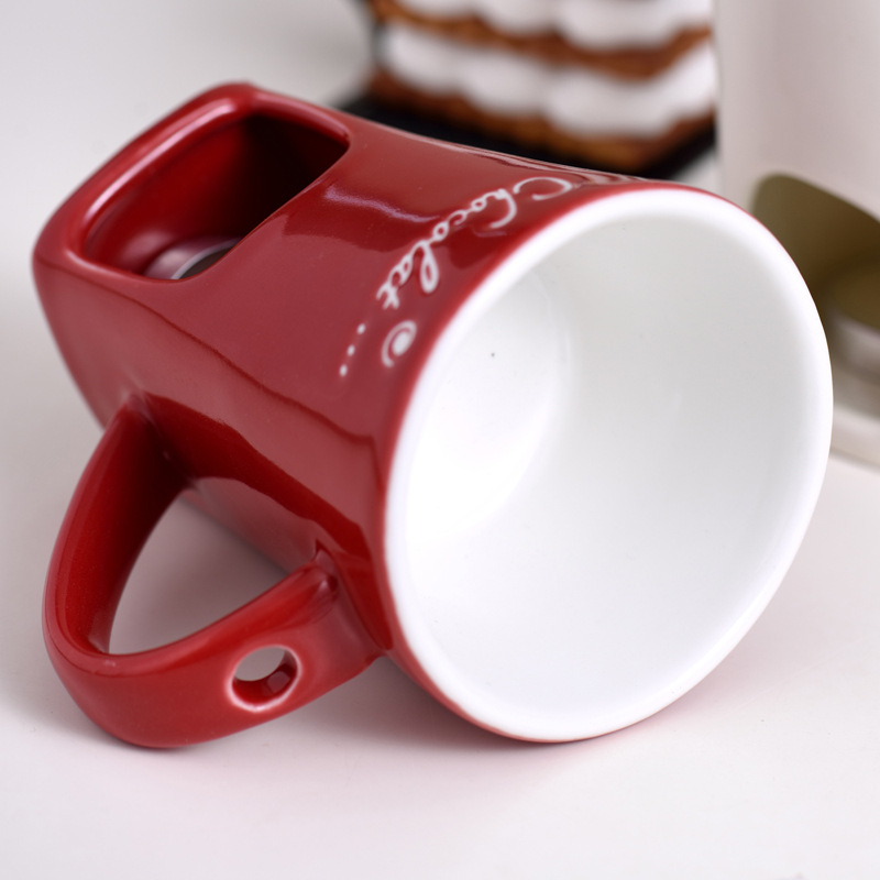 Fondue Mug Cheese Butter Melt  - Fondue Pot Ceramic ulasan dan harga