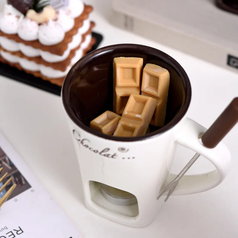 Fondue Mug Cheese Butter Melt  - Fondue Pot Ceramic ulasan dan harga