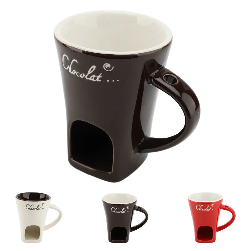 Chocolate Melting Fondue Mug C - Fondue Pot Ceramic ulasan dan harga