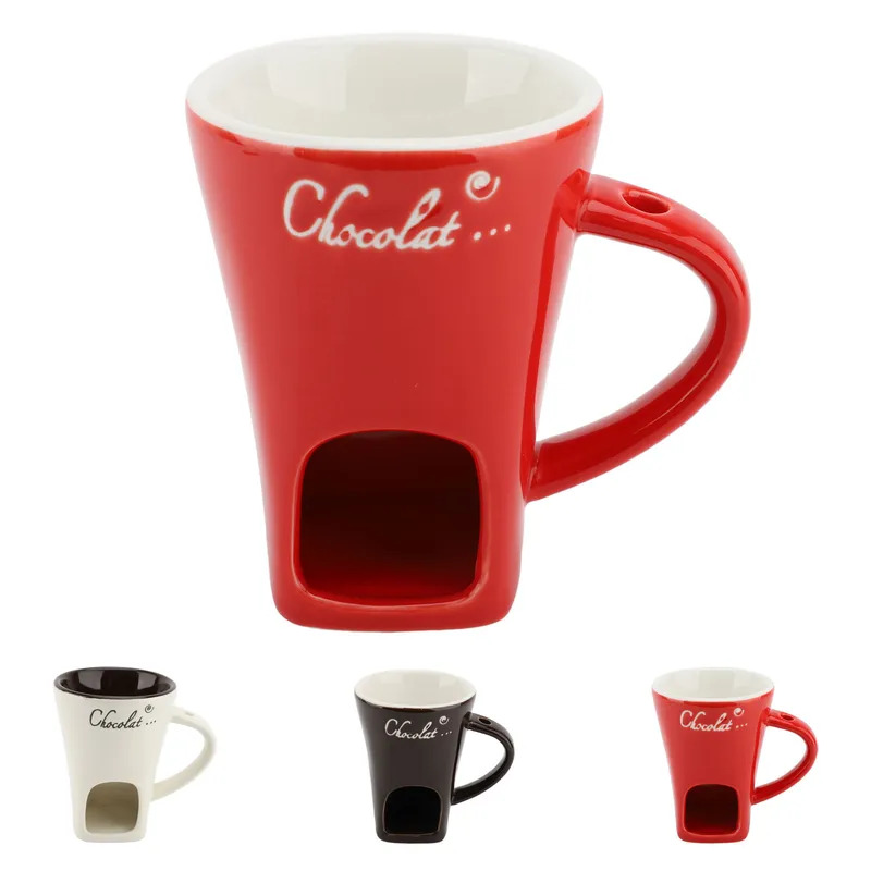 Chocolate Melting Fondue Mug C - Fondue Pot Ceramic ulasan dan harga