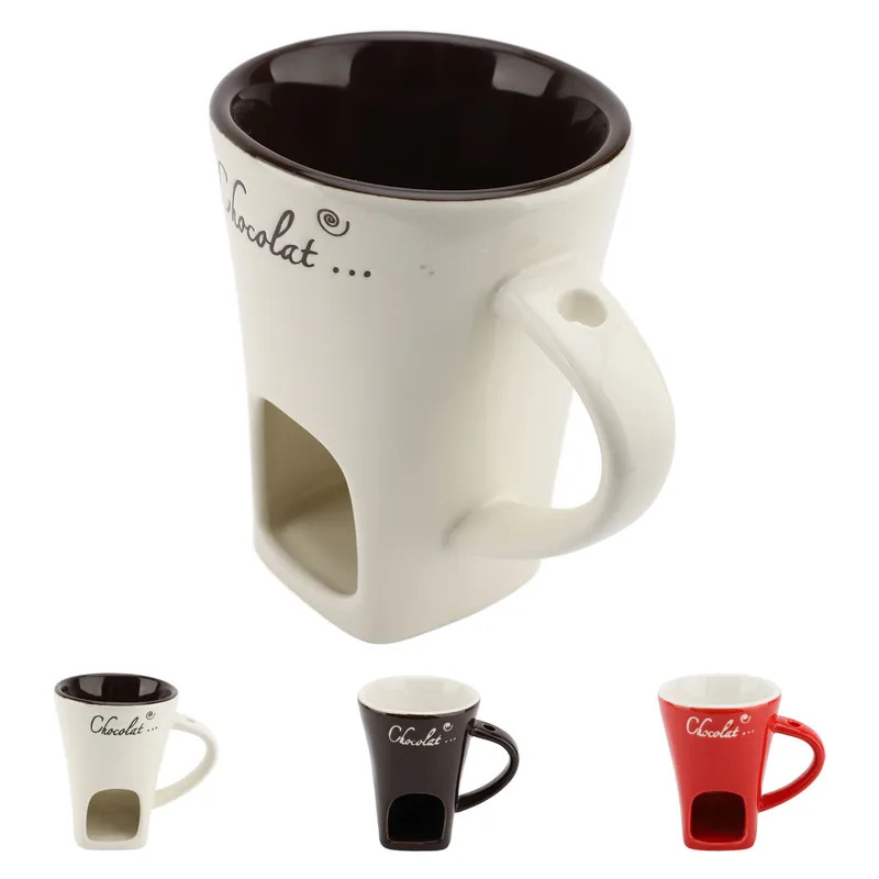 Chocolate Melting Fondue Mug C - Fondue Pot Ceramic ulasan dan harga